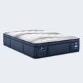 Serta iComfortPRO Buckingham 16" ultra plush pillow top mattress with navy blue quilted sides.