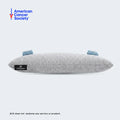 Side profile of the breathable BEDGEAR Seatbelt Pillow featuring moisture-wicking performance jersey fabric.

