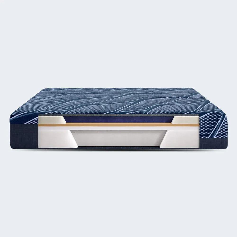 Internal cooling layers of the Serta iSeries NXG 4500 ultra plush memory foam mattress.
