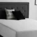 Malouf Encase 360 zippered mattress encasement providing a hypoallergenic and clean sleep environment.
