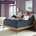Adjustable base compatible Beautyrest World Class Level Four mattress for personalized sleep comfort.
