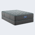 Simmons Beautyrest 14 inch plush mattress with a matching foundation for durable support and added height.
