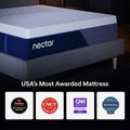 Nectar Luxe 14inch Hybrid & South Bay Wall-Hugger Adjustable Bundle by Cloudy