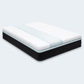 Angled studio view of the Restore Copper 10" Foam Mattress by Diamond showcasing the medium hybrid comfort design.
