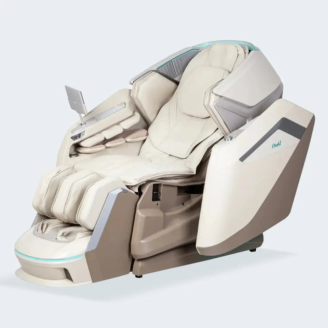 Osaki Ai Apex 5D+4D Duo Massage Chair, Sliding Door Entry, Triple Heating Zone, 62-Cell Compression, Aromatherapy