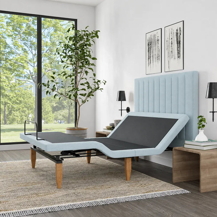 Alex Adjustable Base with Headboard by South Bay