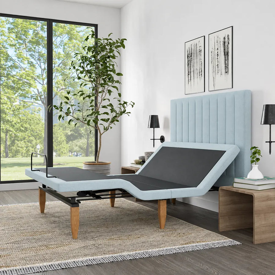 Alex Adjustable Base with Headboard by South Bay