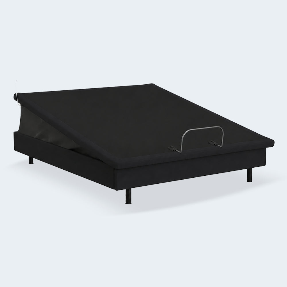 SBLB Adjustable Bed Base with reverse Trendelenburg tilt feature to help with acid reflux, snoring, and respiratory support.
