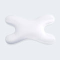 Top view of the X-shaped BEDGEAR Beauty Performance Pillow designed for optimal neck and shoulder alignment.