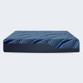 Front view of the Serta iSeries NXG 3500 firm hybrid mattress highlighting deep 13.5 inch profile.
