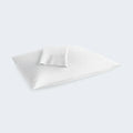 White BEDGEAR Hyper-Linen pillowcase set with moisture-wicking technology for a dry and fresh sleep surface.
