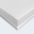 Close-up of the BEDGEAR Dri-Tec sofa bed mattress protector showing the secure fit and textured fabric.
