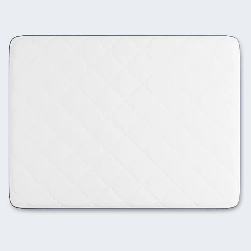 Top view of a Serta Perfect Day 8 inch Medium Mattress with a premium diamond quilted surface.

