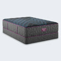 Simmons Beautyrest World Class 14.75" Plush Mattress and matching foundation for a complete sleep system.
