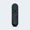 Wireless remote for the iDealBed Smart 5i featuring buttons for head tilt, Zero Gravity, massage, and custom memory presets.

