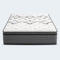Front view of the 12-inch Drift Euro Top Mattress profile with thick support layers and grey side panels.
