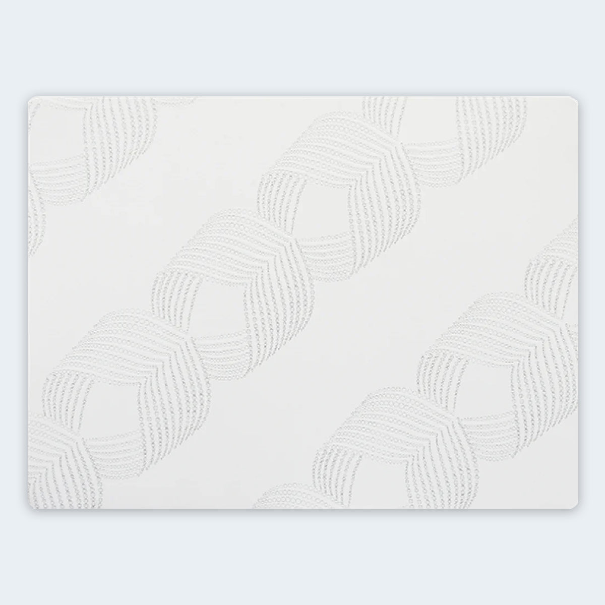 Top view of the Capella 8” Medium Cool Gel Memory Foam Mattress showing the breathable patterned fabric cover.