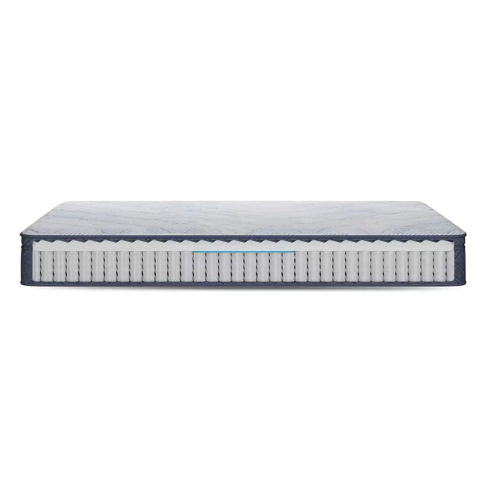 Internal individually wrapped coil support system in the Serta Perfect Day 10 inch plush pillow top mattress.
