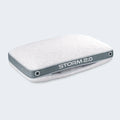 BEDGEAR Storm 1.0 cooling memory foam pillow featuring dual-sided technology and Air-X mesh.

