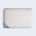 Top view of the BEDGEAR Rise Performance pillow with a textured white cover and ergonomic support for all sleepers.
