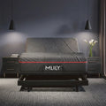 MLILY PowerCool adjustable smart bed system in a modern bedroom setting with active cooling for better sleep.
