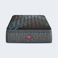 Front view of the Simmons Beautyrest World Class Level 4 Firm Pillow Top Mattress with a premium quilted cover.
