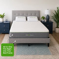 All-in-one GhostBed platform foundation designed to fit perfectly inside a standard decorative bed frame.