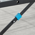 Secure locking hinge on the SleepTone foldable bed frame ensures quick, tool-free assembly and stability.
