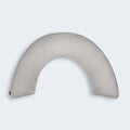 Top-down view of the U-shaped BEDGEAR Body Pillow showing its ergonomic curve for full-body alignment.
