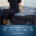 Plush pillow top mattress for side sleepers featuring Serta Perfect Sleeper Pro comfort levels and support.
