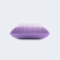 Side profile of the Malouf lavender-infused ActiveDough pillow highlighting its supportive 6-inch loft.
