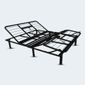 Isolated angled view of the Goto G50 adjustable foundation showing the articulated head and foot sections in a raised position.
