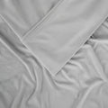 Macro shot of grey Ver-Tex cooling fabric designed for heat-deflection and luxurious comfort.
