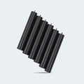 Set of six durable, black screw-in legs for the SBKDH Head up Adjustable Base designed for easy, tool-free installation.

