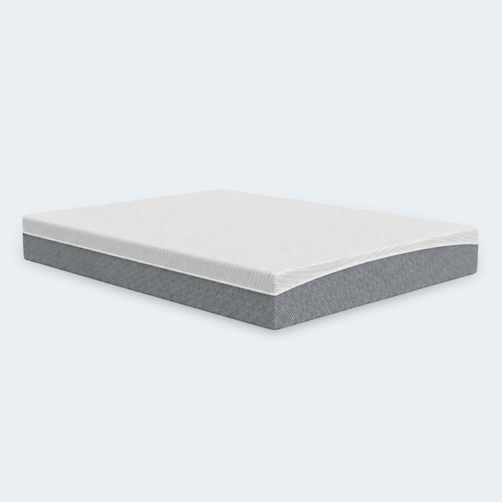 Infographic for South Bay mattress bed-in-a-box setup instructions: unbox, unroll, and sleep within 24-48 hours.