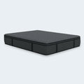 Isolated studio shot of the Allureluxe Bamboo Hybrid Elite 12-inch medium mattress against a clean white background.
