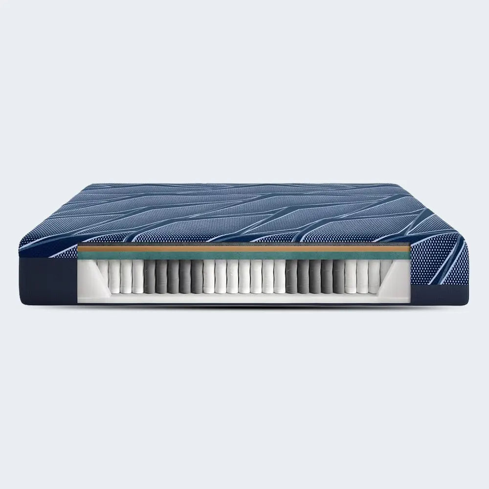 Internal 5-zone hybrid coil support system of the Serta iSeries NXG 2500 for targeted pressure relief.
