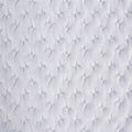 Close-up of the soft, textured performance fabric on a BEDGEAR Balance pillow for a dry and cool sleep surface.
