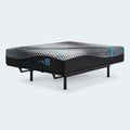 Exploded view diagram of the Millennium 2.0 Hybrid Mattress layers including pressure relief foam, cooling technology, and an advanced hybrid coil system.
