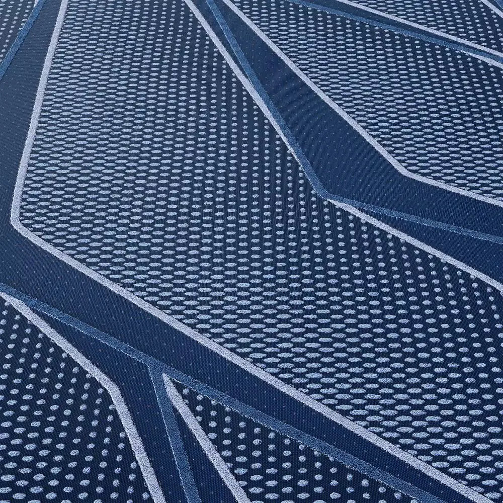 Close-up texture of Serta iSeries NXG cooling cover fabric designed for temperature regulation.
