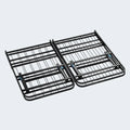 Heavy-duty metal grid foundation of the SleepTone foldable platform bed frame for quiet mattress support.