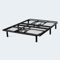Three-quarter view of the Goto G50 heavy-duty motorized mattress foundation with a wireless remote-controlled lifting system.
