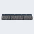 Profile view of the 14 inch Beautyrest World Class Hybrid Medium Pillow Top mattress with side handles.
