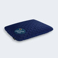 Extra low-loft BEDGEAR Night Ice 0.0 cooling pillow designed for stomach sleepers and smaller body frames.