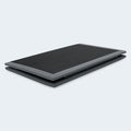 Customatic Dreamsense The Balance foldable adjustable bed base shown in a compact folded position for easy transport and storage.
