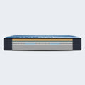 Interior cross-section of Serta iComfort Aspire 14 inch mattress showing plush memory foam and zoned support.
