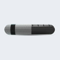 Profile of the Blu Sleep graphite pillow with padded cover showing durable construction and plush support.
