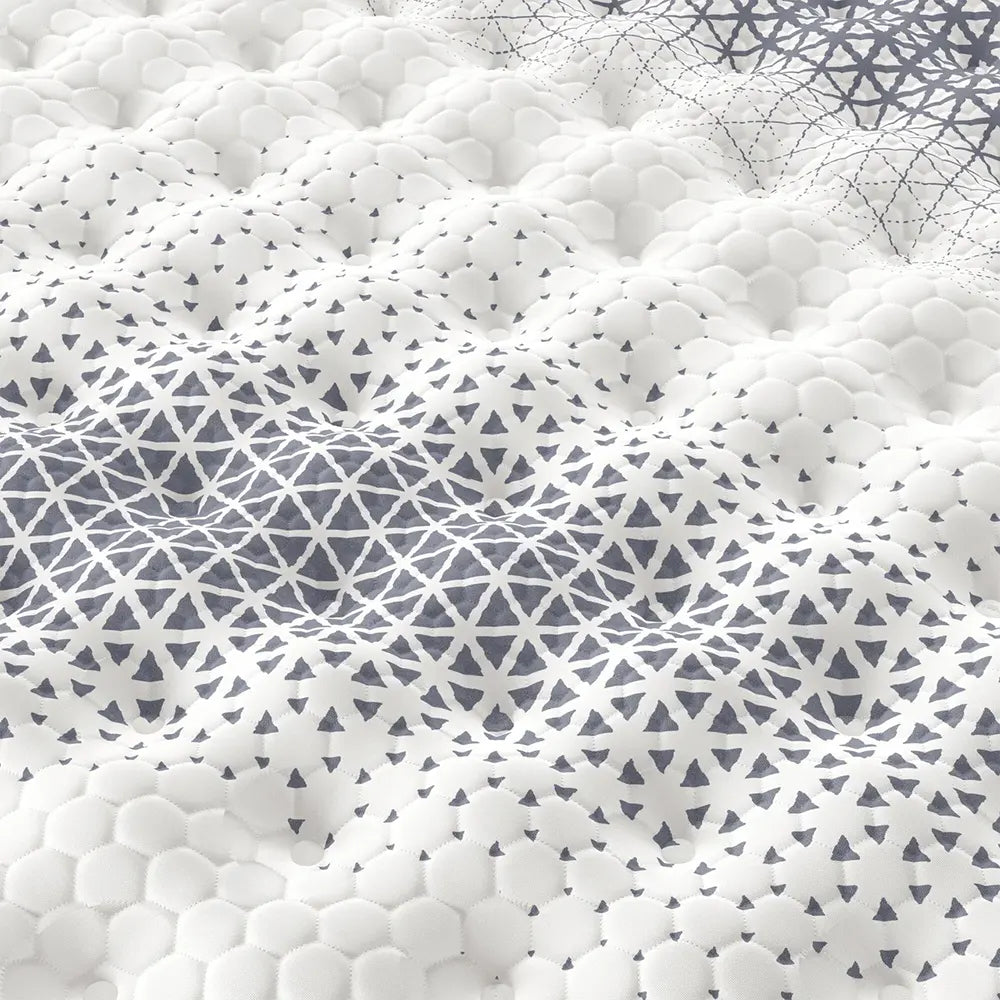 Serta iComfortPRO Canterbury 15 inch plush mattress provides targeted pressure relief and cool sleep.
