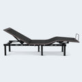 Side profile of the Malouf E455 adjustable bed in a Zero Gravity contoured lounging position for maximum pressure relief.
