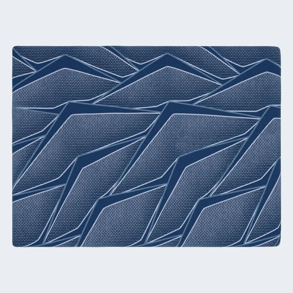 Top-down view of the breathable moisture-wicking cooling cover on the iSeries NXG 3500 mattress.

